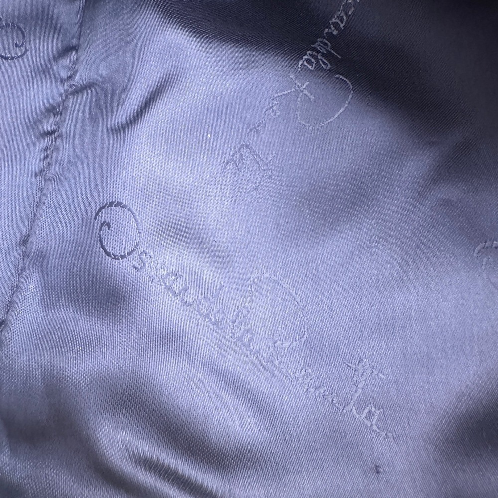 Oscar de la Renta Suede Jacket Sz 42 Vintage 70s‎ Western Native Eagle Lace Up - Picture 6 of 10